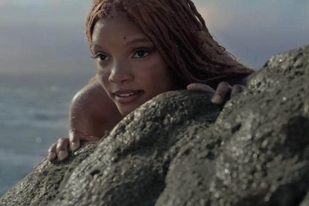 HALLE BAILEY'S HAIR TRANSFORMATION FOR THE LITTLE MERMAID REMAKE