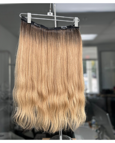 Blonde Wavy Clip-In