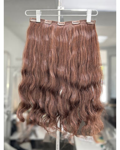 Bleached B Wavy Clip-In