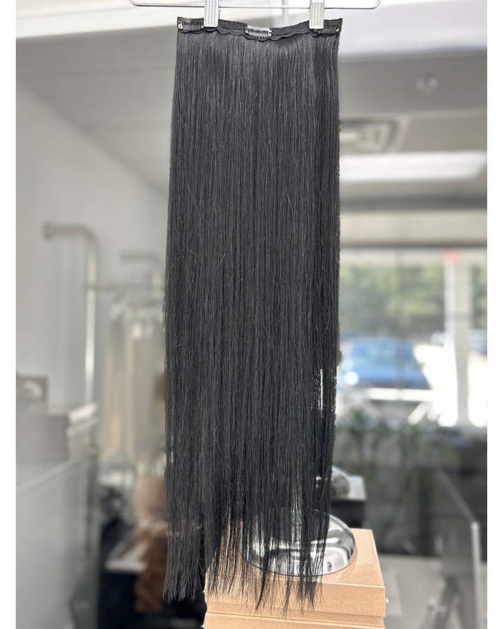 Black Straight Clip-In - Di Milesi | Hair Extensions with high quality