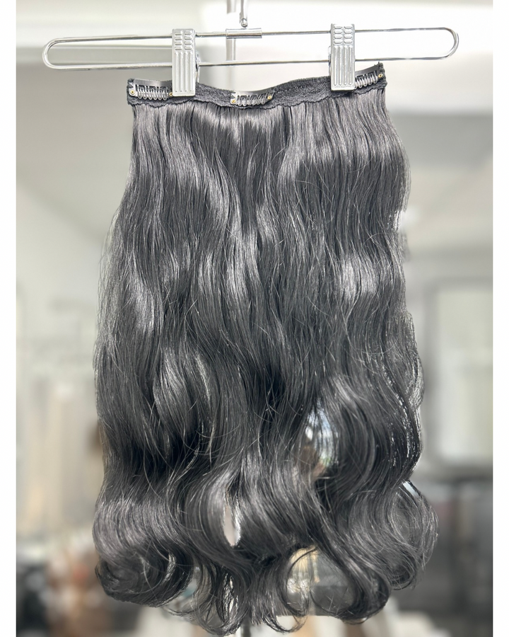 Black B. Wavy Clip-In - Di Milesi | Hair Extensions with high quality