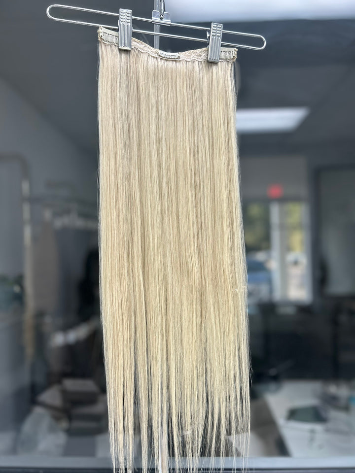 Blond Straight Clip-In 22/24” - Di Milesi | Hair Extensions with high quality