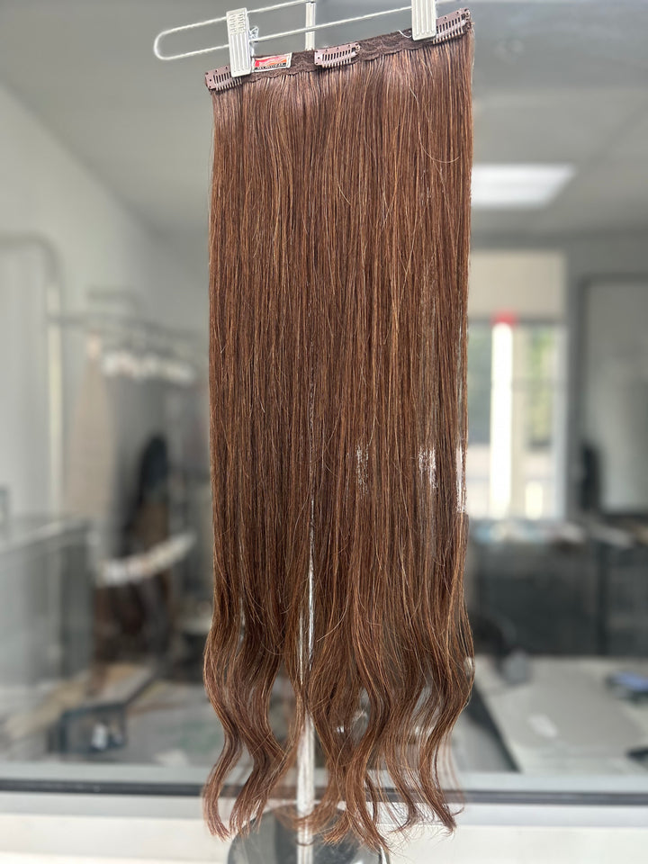 Bleached Wavy Clip-in 22/24" - Di Milesi | Hair Extensions with high quality