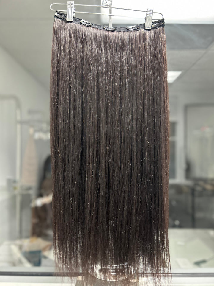 Nat Straight Clip-In 26/28" - Di Milesi | Hair Extensions with high quality